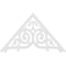 Ekena Millwork Pitch Athens Architectural Grade PVC Gable Pediment, 72"W x 42"H x 1"P (14/12) GPP072X042X100ATH - alternate 5